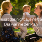 Oma mit Mama und Baby